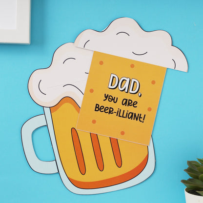 Pull Beer Mug Card