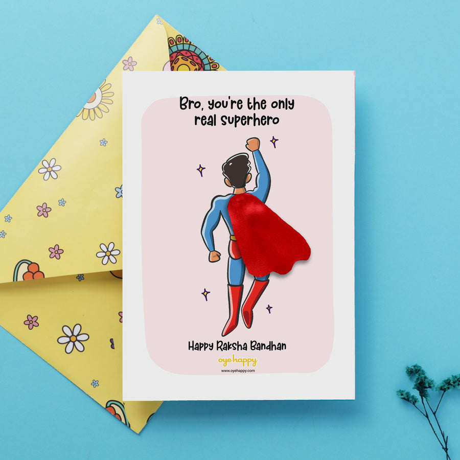 Super Bro Cape Card