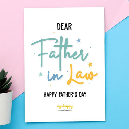 Father-in-Law Card - Father's Day Edition