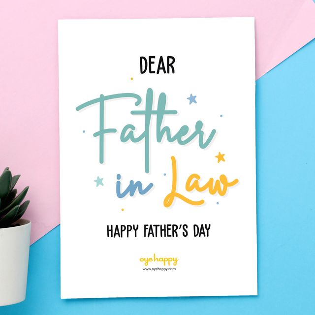 Father-in-Law Card - Father's Day Edition