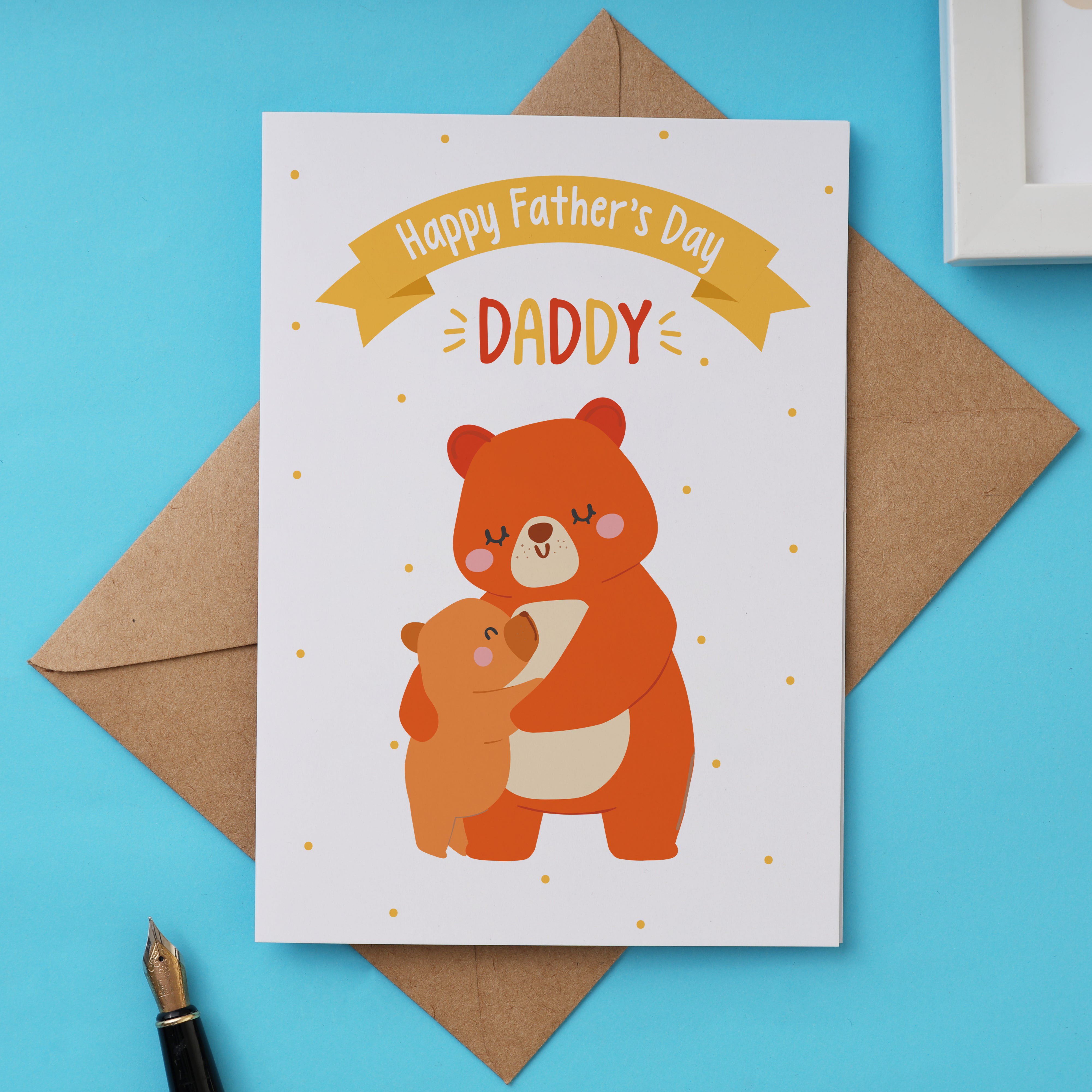 Father's Day Teddy Bear Card