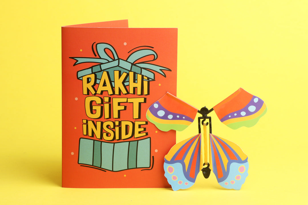 Rakhi Butterfly Card