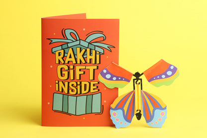 Rakhi Butterfly Card