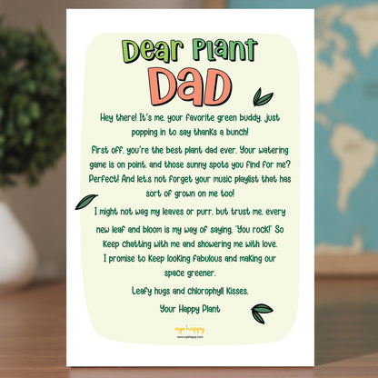 Plant Dad Letter