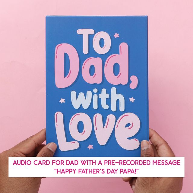 Re-recordable Audio Card for Dad - Father's Day Edition