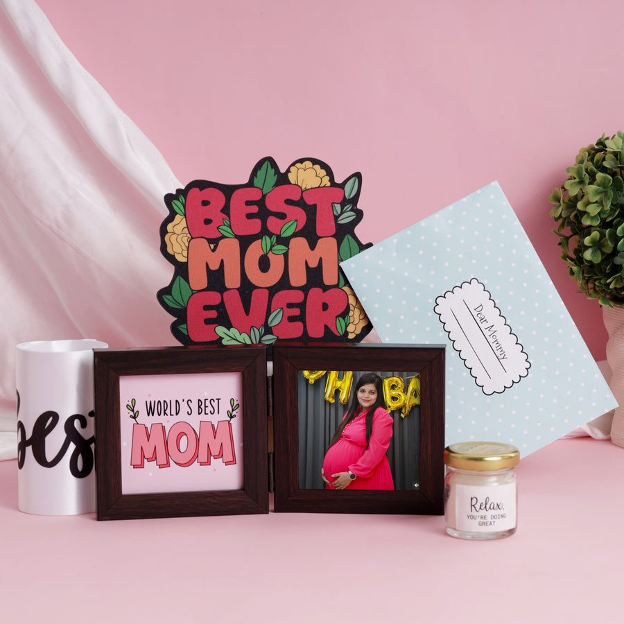 Glitter Hamper for New Moms