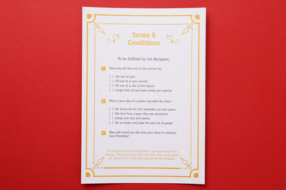 Friendship Contract