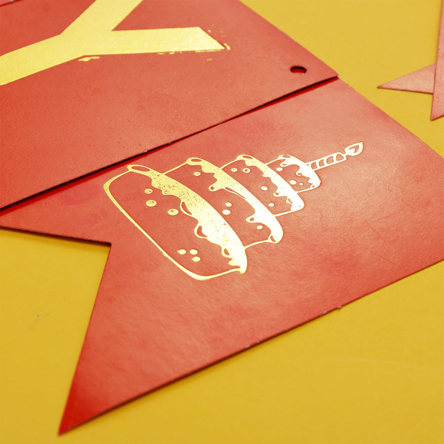 Happy Birthday Foil Banner