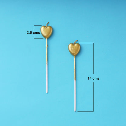 Heart Stick Candles
