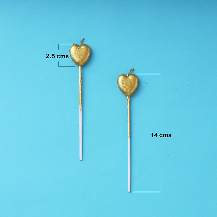 Heart Stick Candles