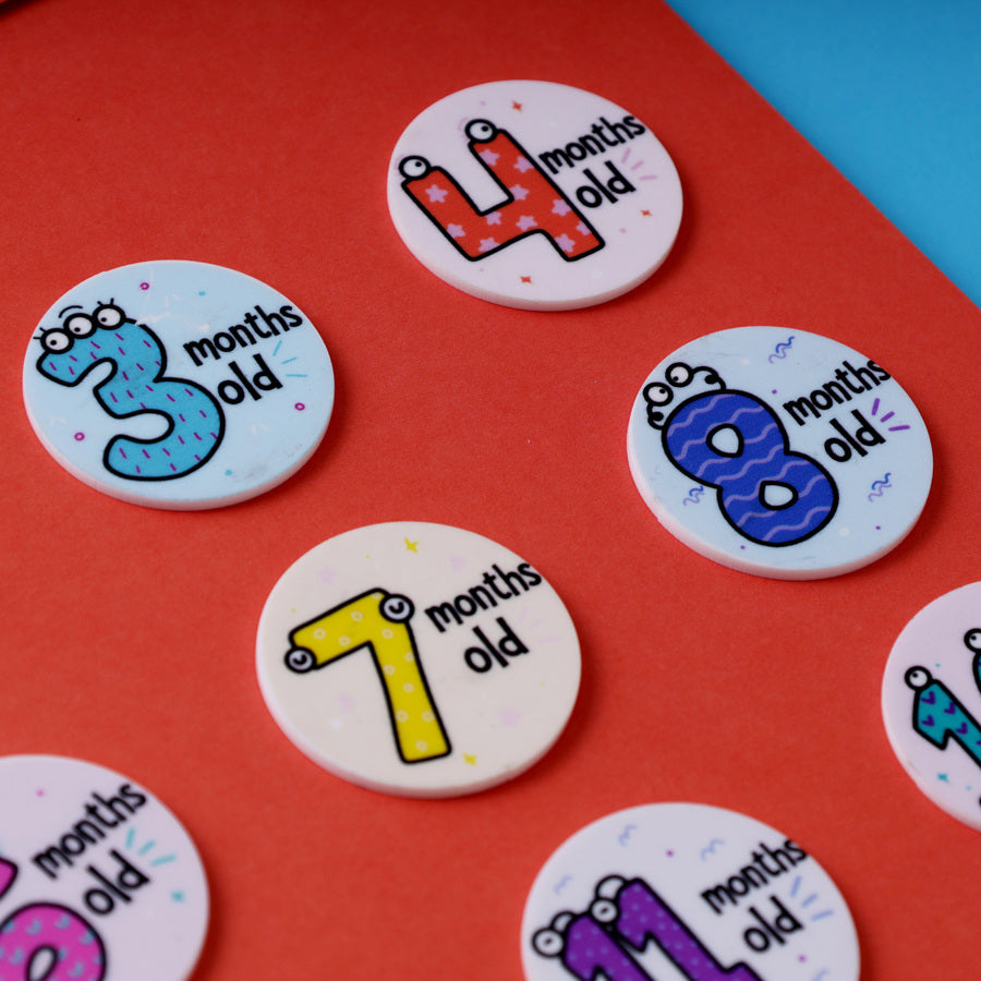 Baby Month Badges