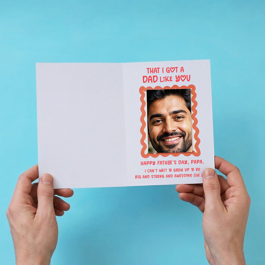 Magic Mirror card for New Dad