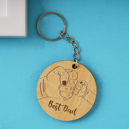 Best Dad Keychain