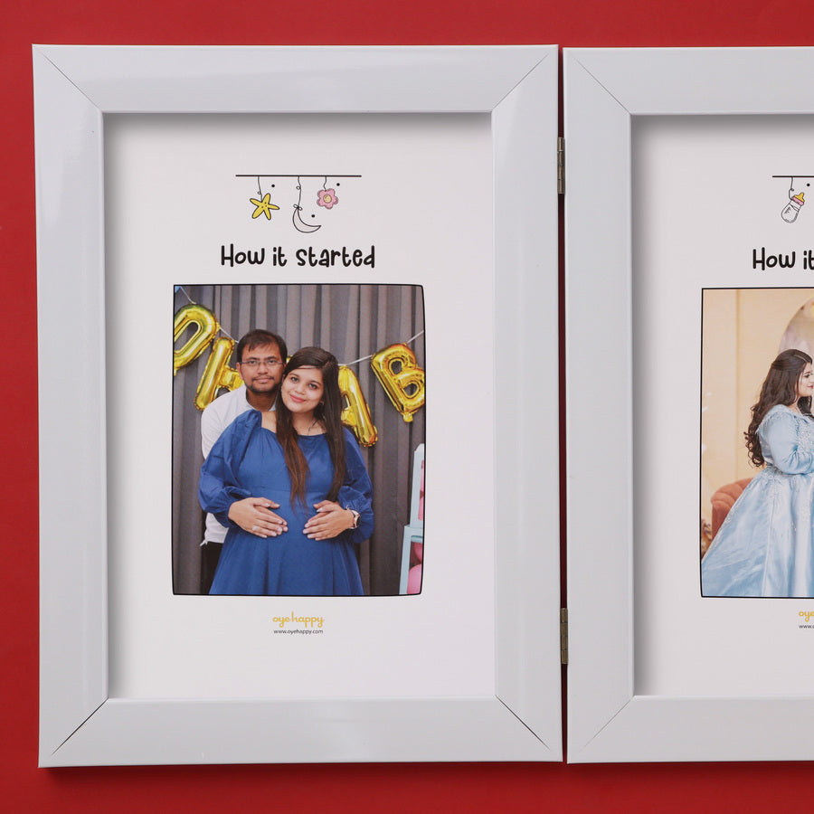 Then and Now Window Frame