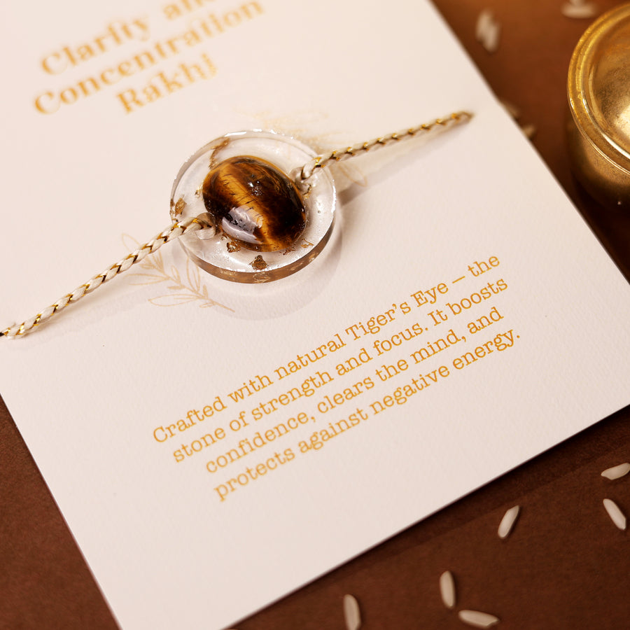 Concentration Stone Rakhi
