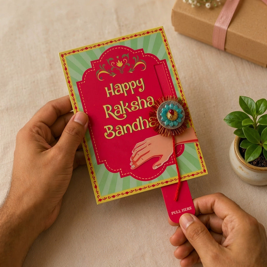 Rakhi Sliding Card