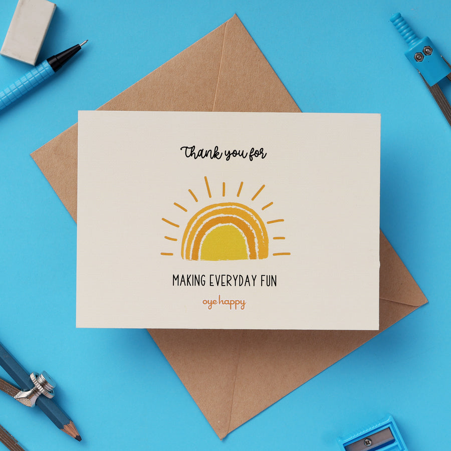 Thank You Teacher Cards (Set of 3)