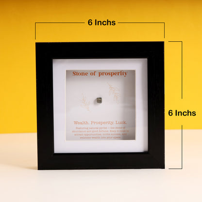 Wealth and Prosperity Stone Frame