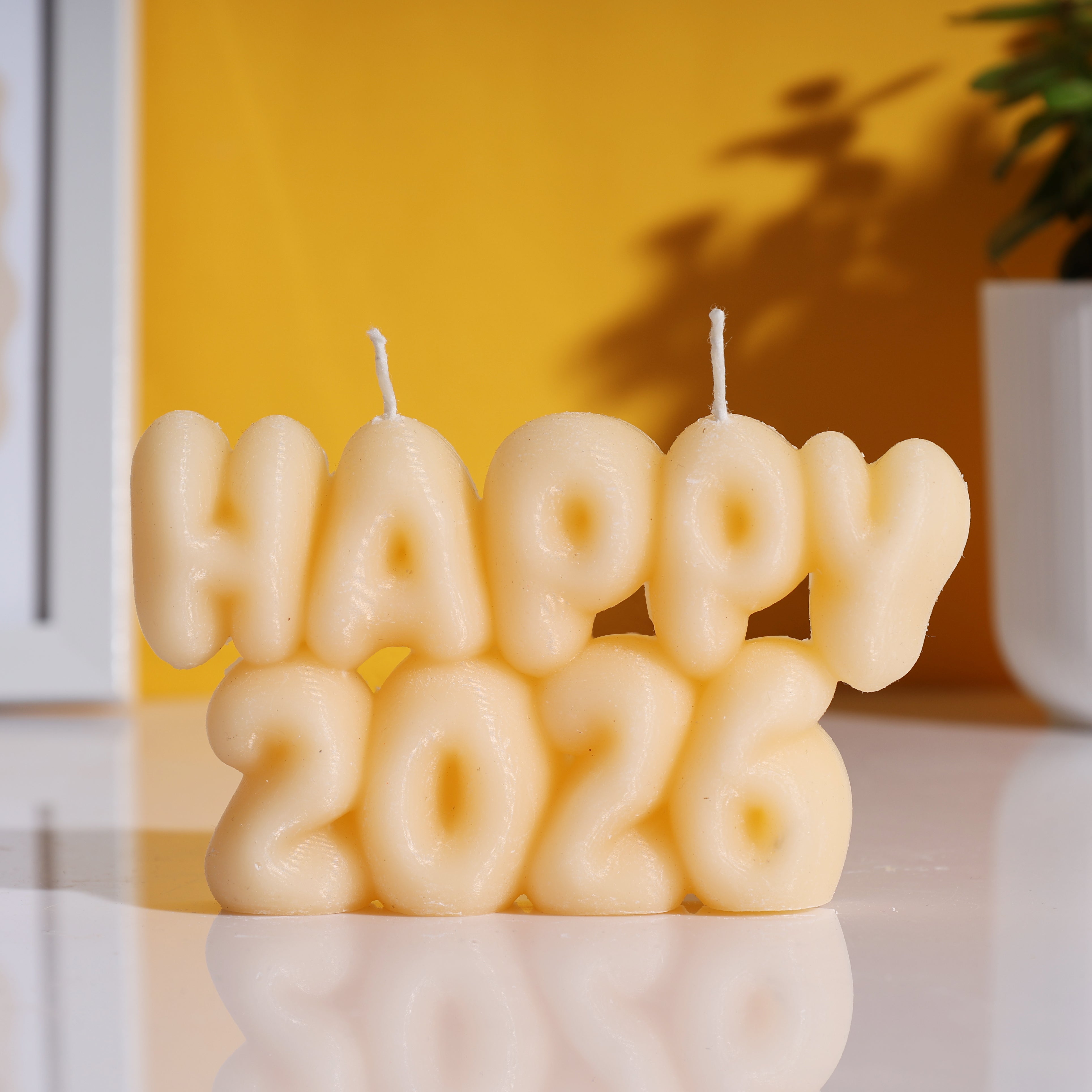 Happy 2026 Candle