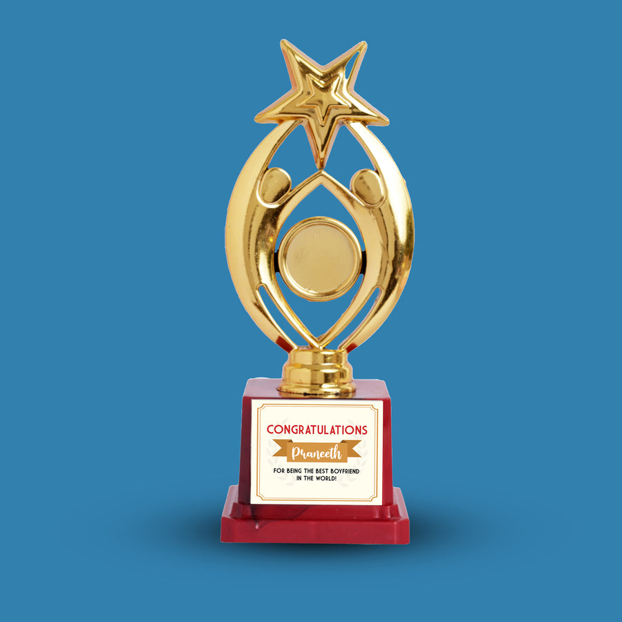Congrats Winner Trophy- Best Boyfriend