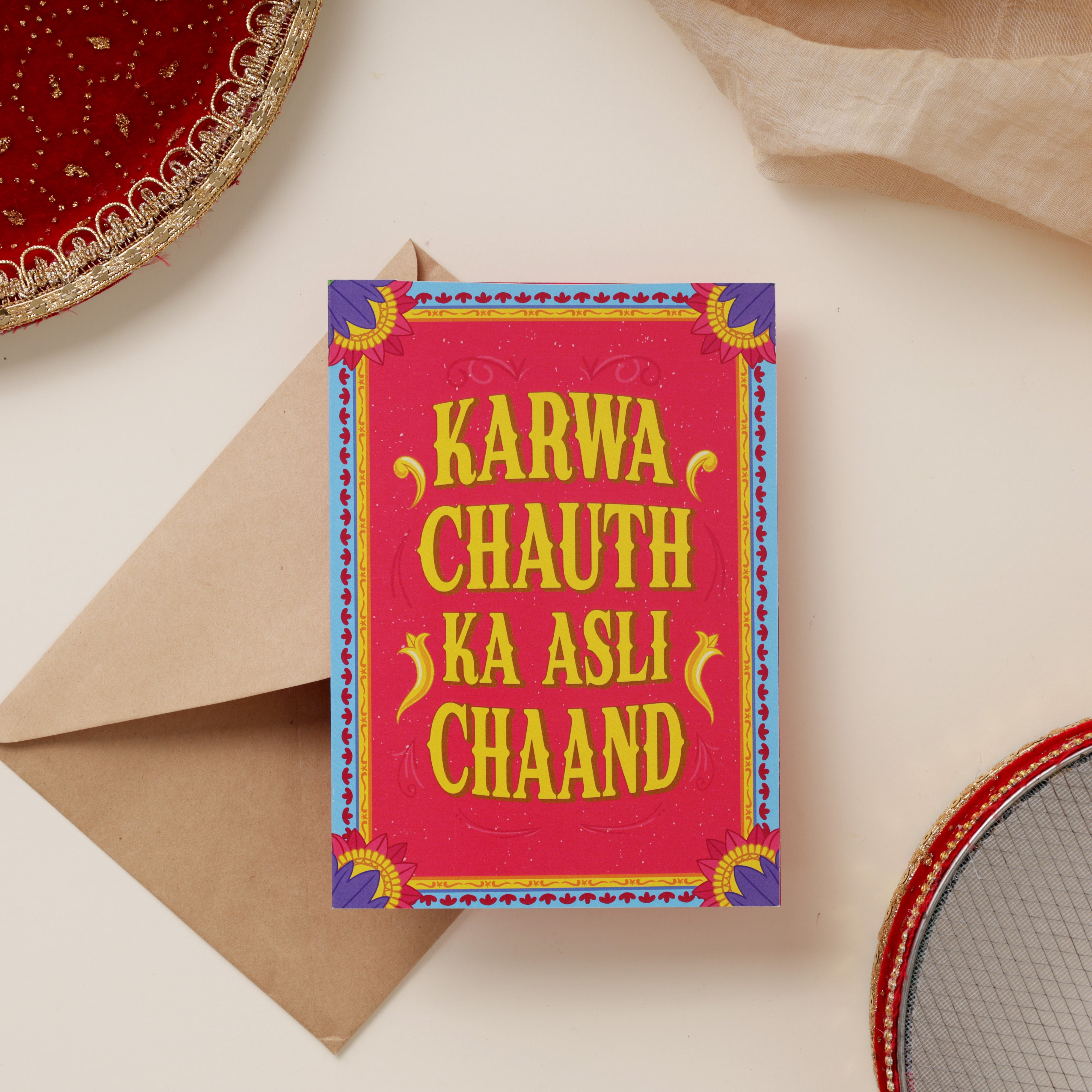 Thali & Mirror Card Combo