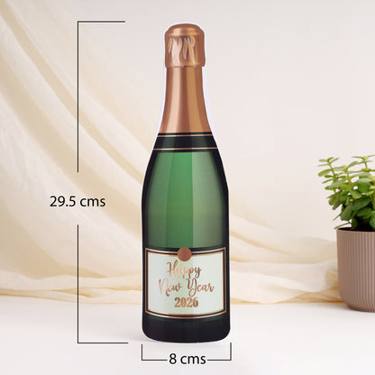 New Year Champagne Card