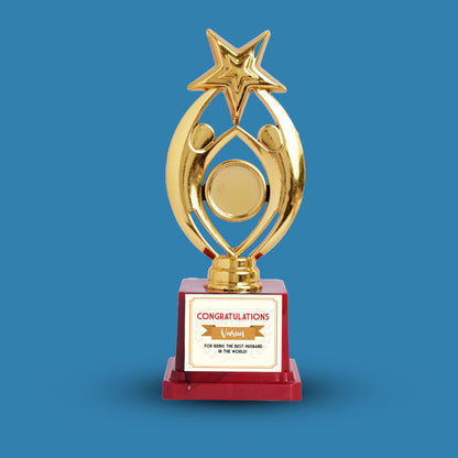 Congrats Winner Trophy- Best Husband