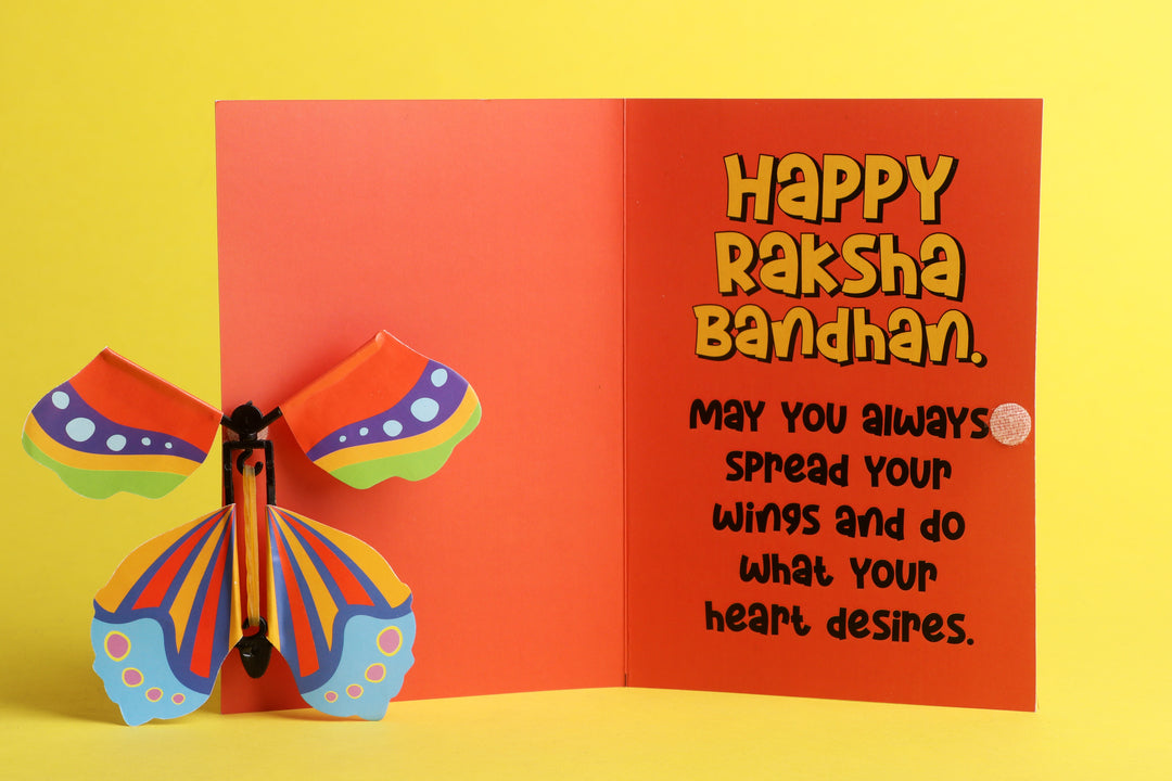 Rakhi Butterfly Card