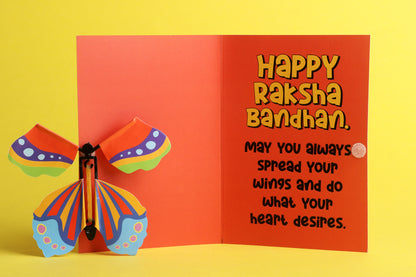 Rakhi Butterfly Card