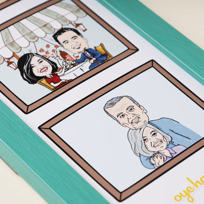Growing Old Caricature
