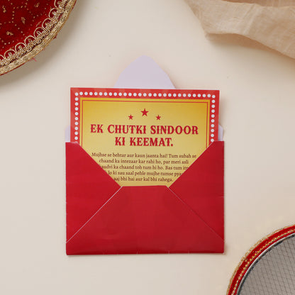 Bollywood Letter Karwa Chauth