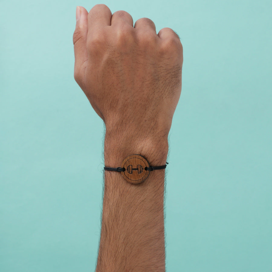 Fitness Wooden Rakhi