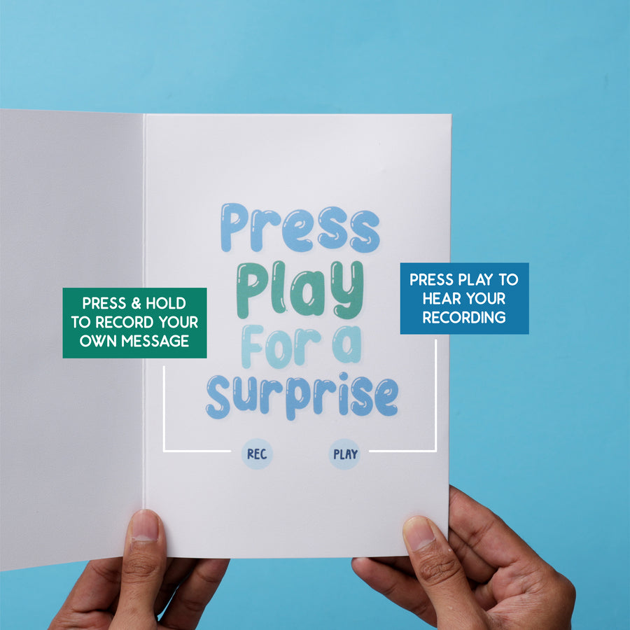 Re-recordable Audio Card for Dad