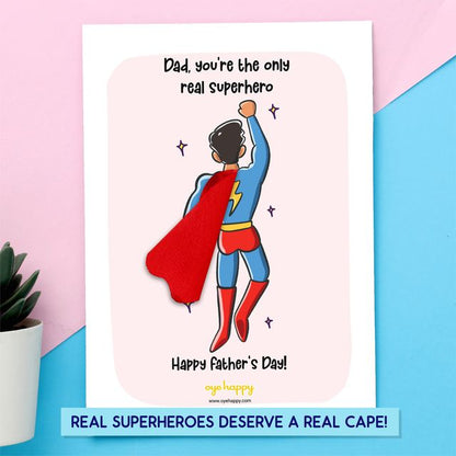Superdad Cape Card - Father's Day Edition