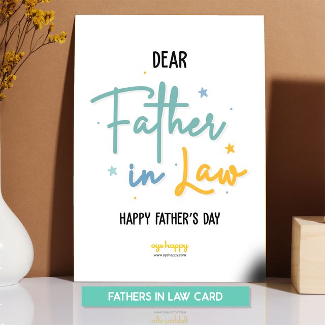 Father-in-Law Card - Father's Day Edition