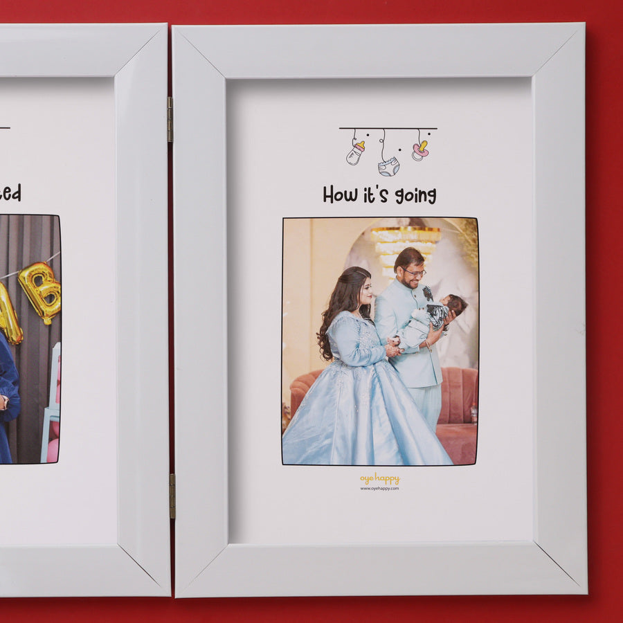 Then and Now Window Frame