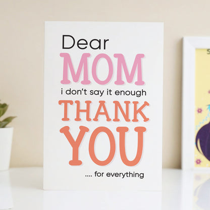 Thank You Mom Card