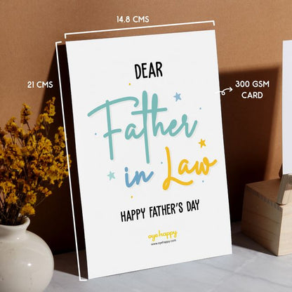Father-in-Law Card - Father's Day Edition