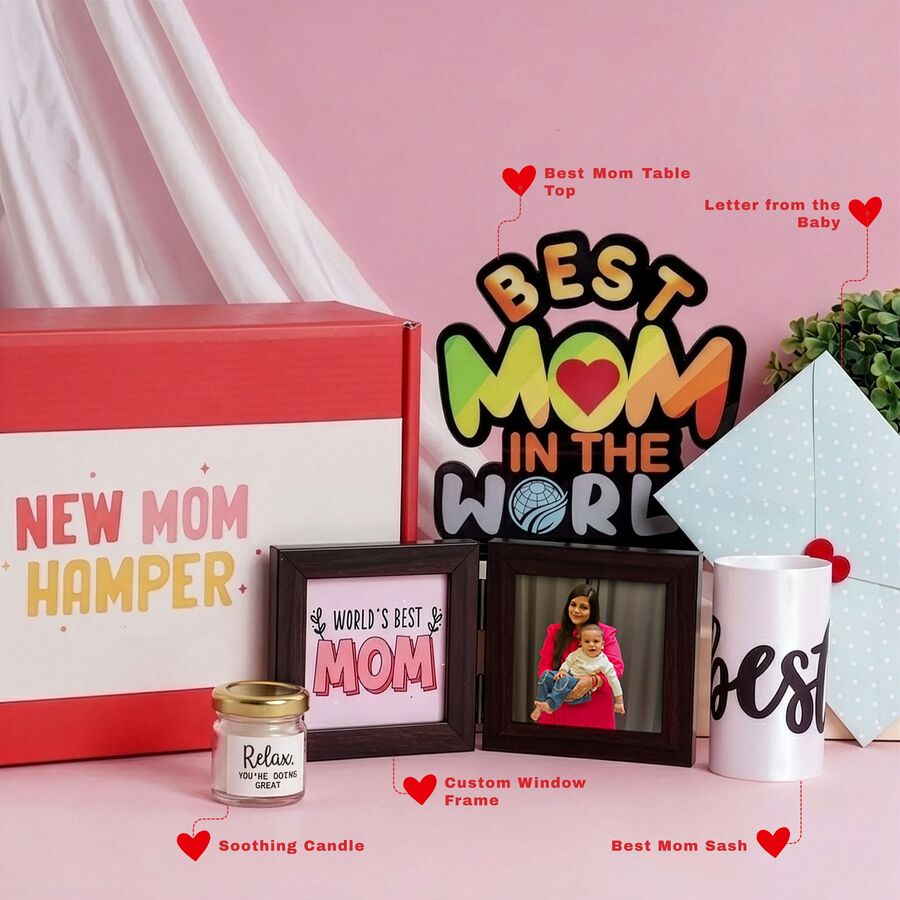 Glitter Hamper for New Moms
