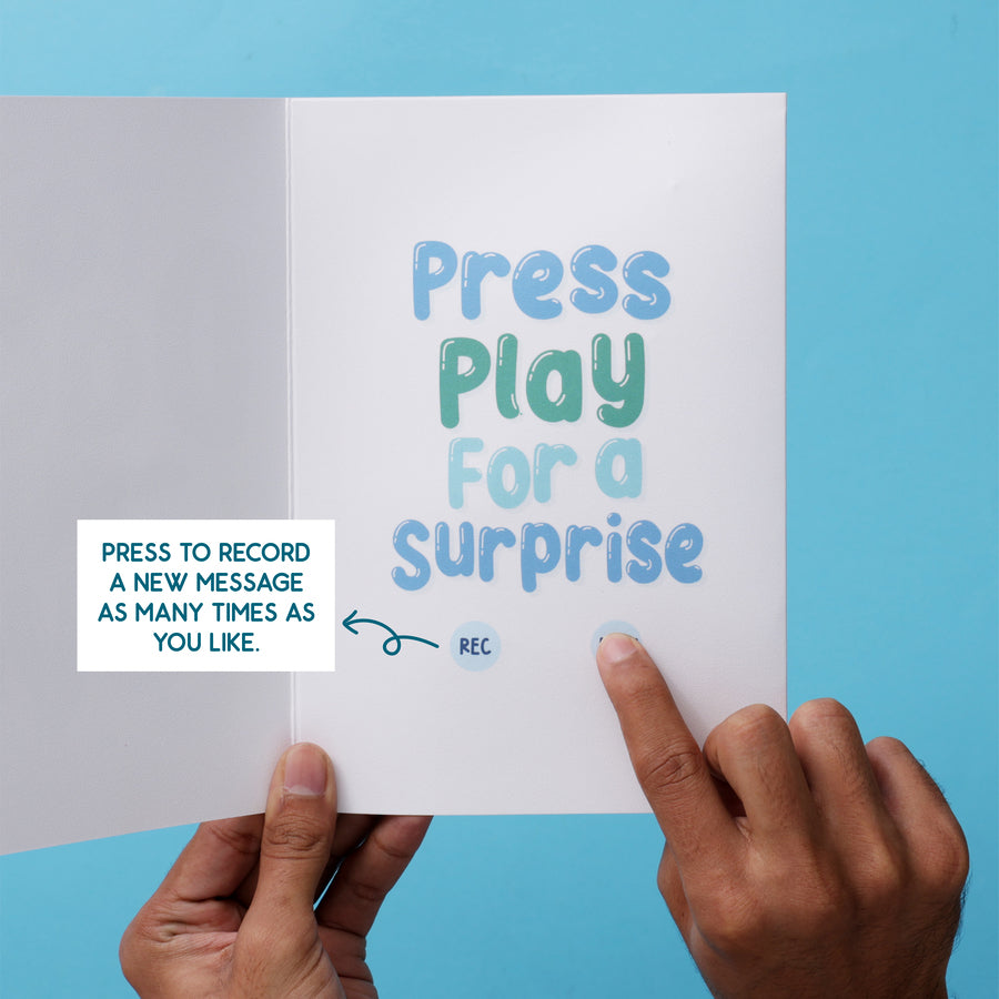 Re-recordable Audio Card for Dad