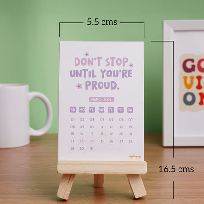Positive Vibes Calendar - Set of 5