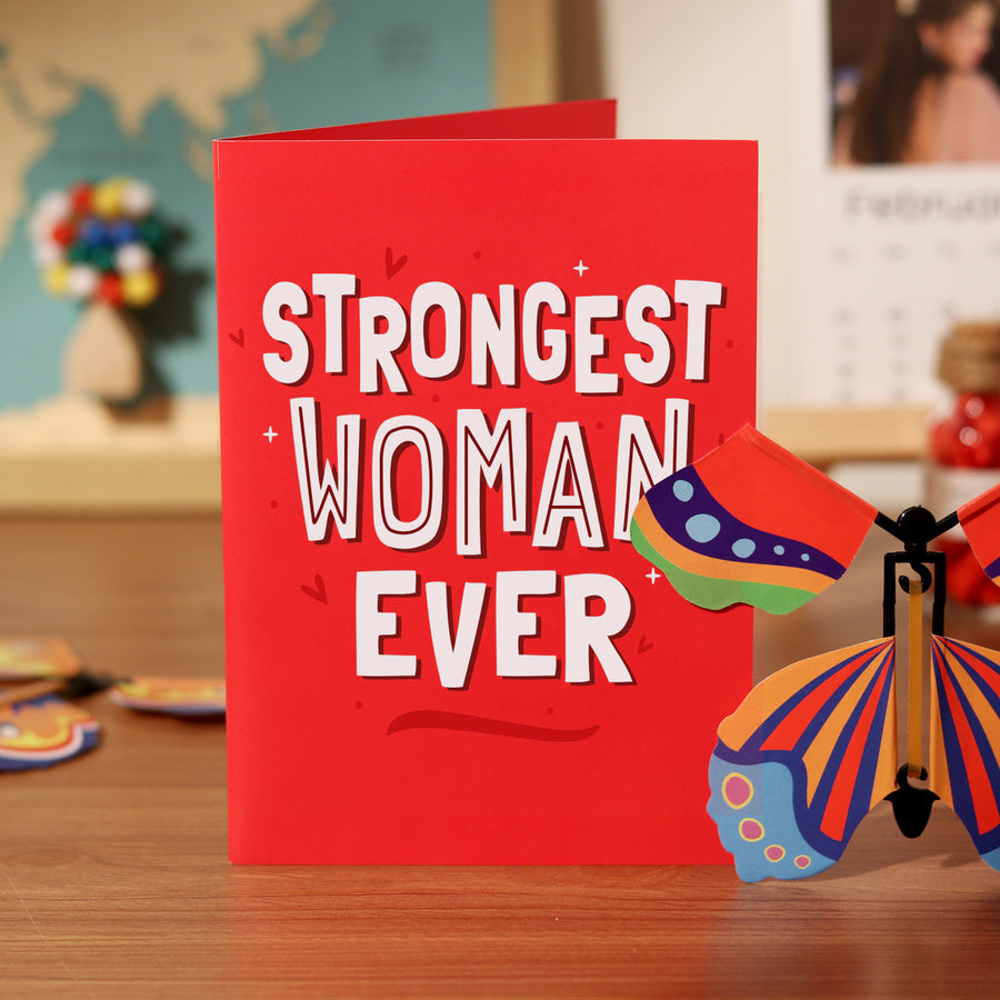 Women’s Day Butterfly Card - Set of 5