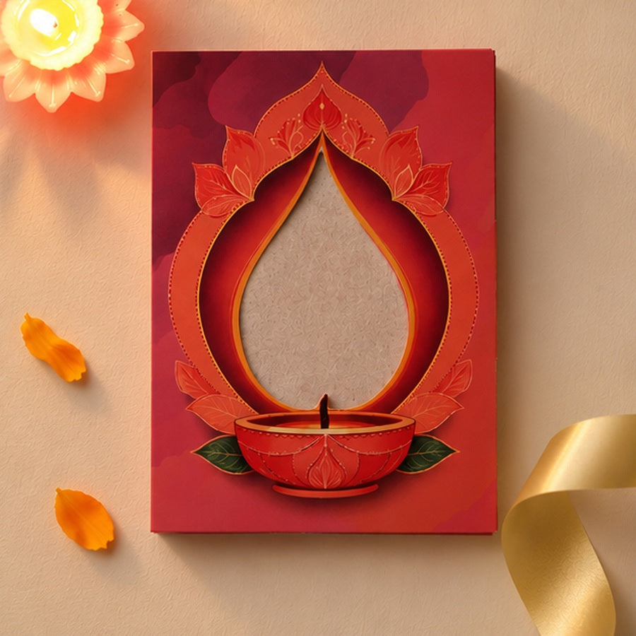 Diya Lighting Card