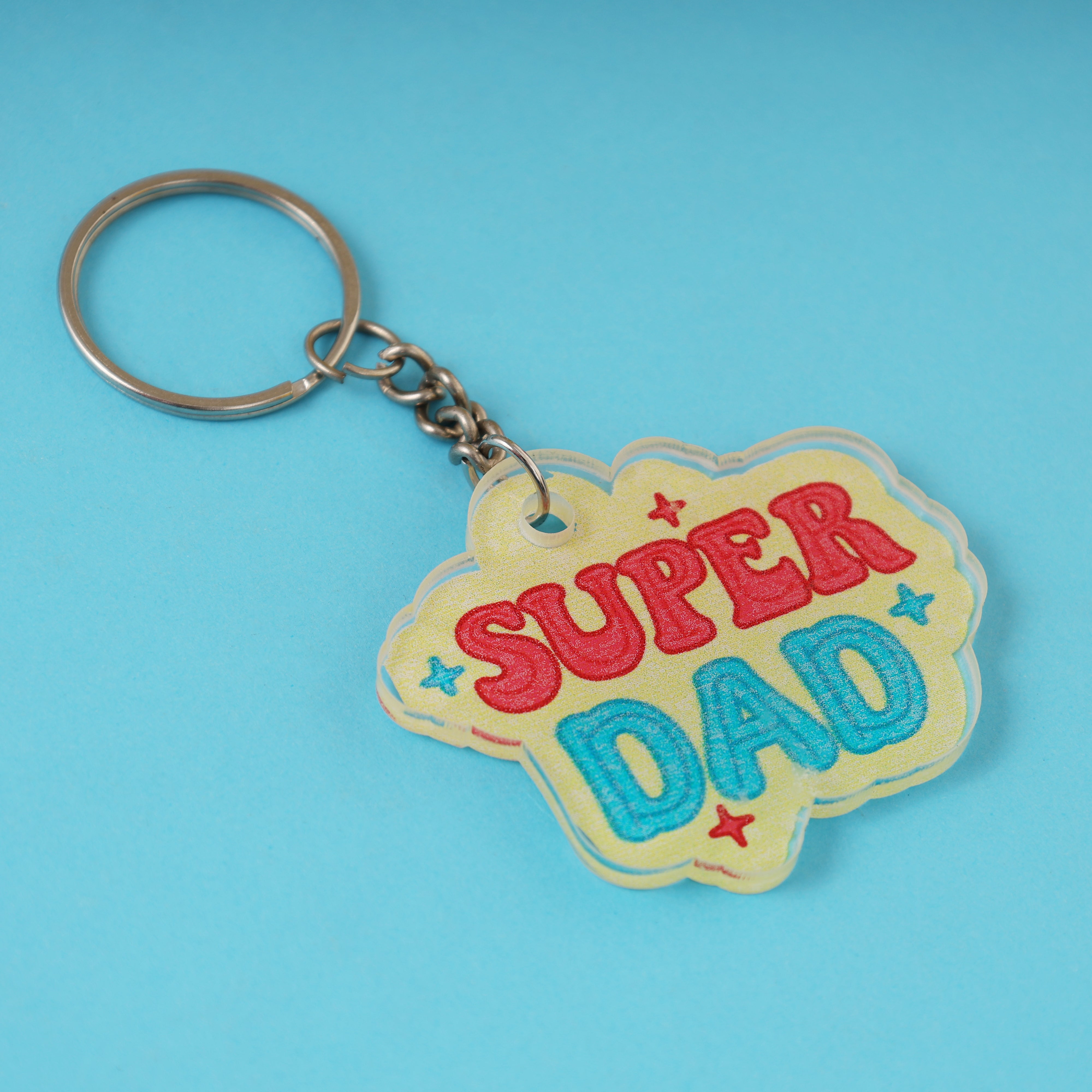 Super Dad Keychain