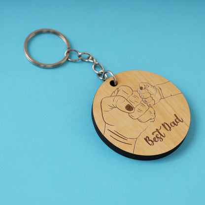 Best Dad Keychain
