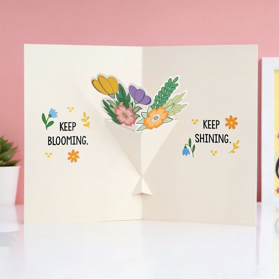 Popup Bouquet Card for Mom