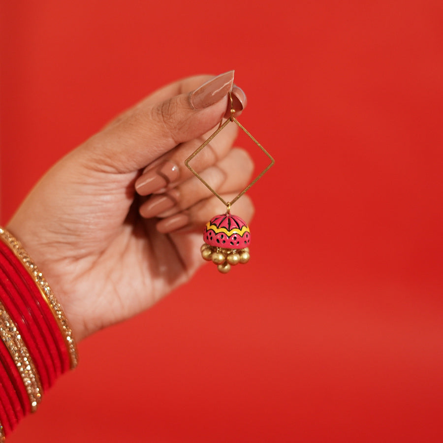 Bhaiya-Bhabhi Rakhi-Red  (Set of 10)