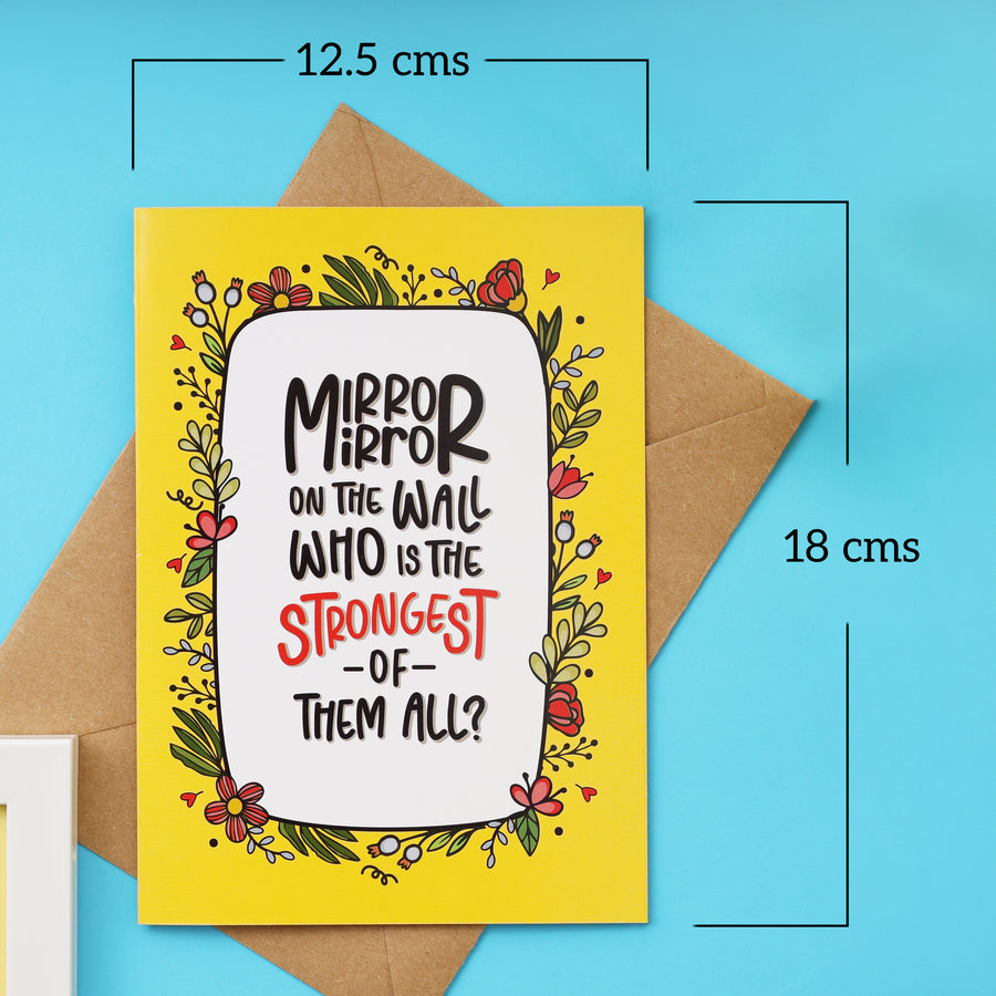 Women's Day Mirror Card - Set of 20