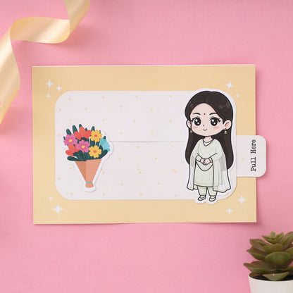 I Love You Maa Sliding Card