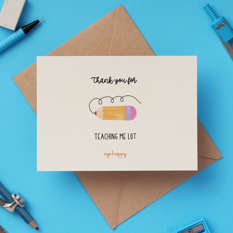 Thank You Teacher Cards (Set of 3)